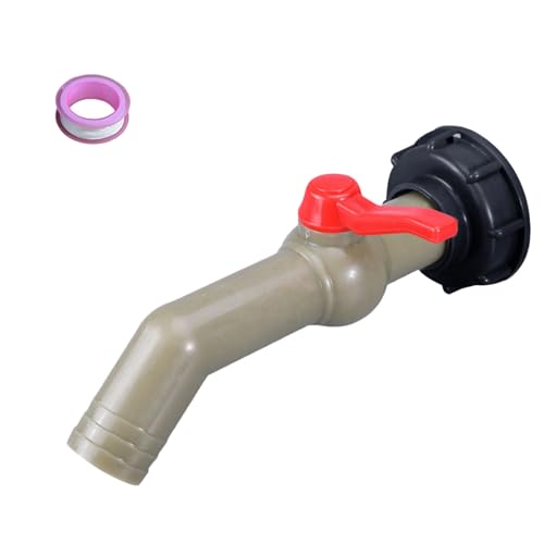 Robuster Behälteradapter, Wasserarmaturen, Gartenbewässerungsanschluss, einfache Handhabung, Schlauchschalter, Wasserhahnauslass, ABS-Kugelverschraubung, hochfester IBC-Adapter von UNTERING