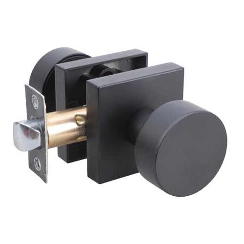 Runder Türknauf, nicht verriegelnd, Zincs Legierung, Metallgriff, Knauf, nicht verriegelnde Innengriffe, Zinklegierung, drehbarer runder Knauf für Eingangsdurchgänge von UNTERING