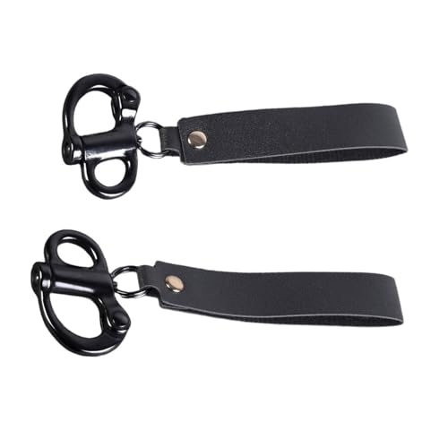 Schnellspanner-Clip-Schäkel für SCBA Feuerwehr-Zubehör, stabiler Edelstahl mit Ledergriff, Schnellspanner-Clip von UNTERING