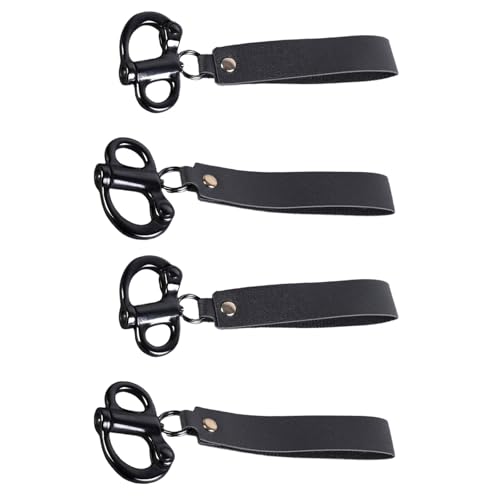 Schnellspanner-Clip-Schäkel für SCBA Feuerwehr-Zubehör, stabiler Edelstahl mit Ledergriff, Schnellspanner-Clip von UNTERING