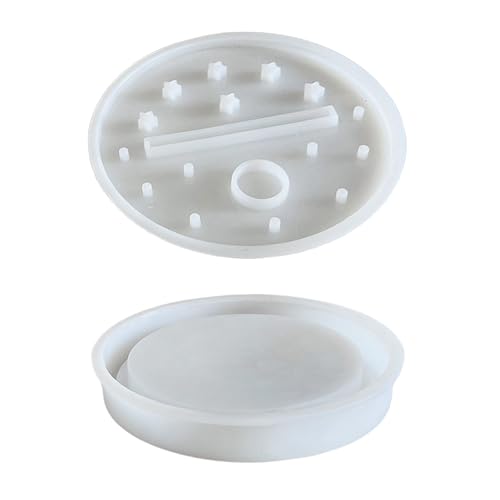 Silikonform für runde LED-Halterungen, glatte Oberflächen, geeignet für Heimdekoration und Geschenke, kreative Halterung Silikonform für runde LED-Halterungen, glatte Oberflächen, geeignet für Heimdekoration und Geschenke, kreative Halterung von UNTERING