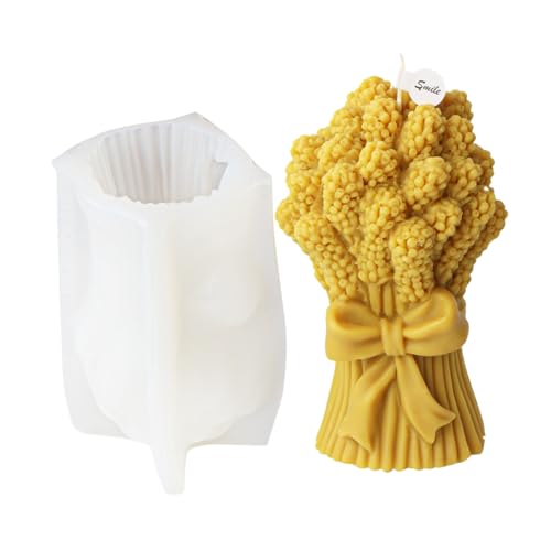 Silikonform mit Schleife, Blumenstrauß, Harz, Gips, Ornamente, Heimdekoration, Werkzeug, duftendes Silikon von UNTERING