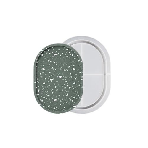 Silikonharz-Tablett-Formen, Obstschale, elliptischer Zement-Tablett, Formen für Harzguss, Basteldekorationen, Heimform von UNTERING