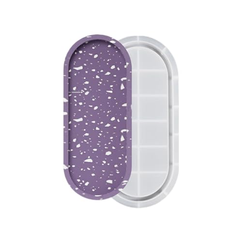 Silikonharz-Tablett-Formen, Obstschale, elliptischer Zement-Tablett, Formen für Harzguss, Basteldekorationen, Heimform Silikonharz-Tablett-Formen, Obstschale, elliptischer Zement-Tablett, Formen für Harzguss, Basteldekorationen, Heimform von UNTERING