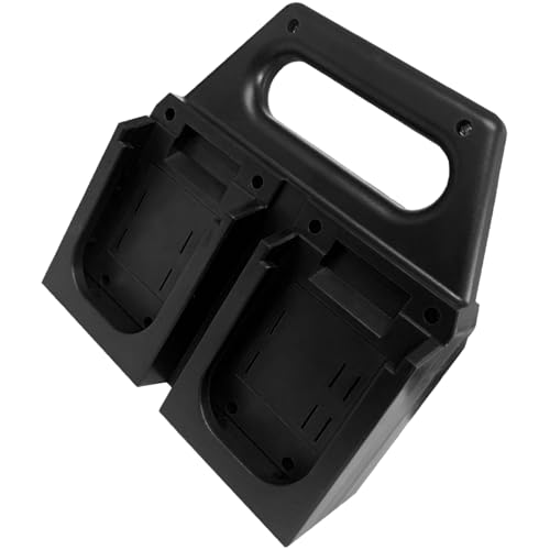 Stabile Batteriespeichersysteme für 18-V-Batterien, hält 4 oder 6 Zellen, kompaktes Design, stabile Organizer, praktisches Batteriemanagement von UNTERING