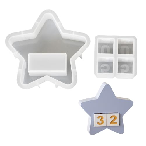 Stabile Silikonform in verschiedenen Größen, tragbares Zubehör für Bastelbedarf, Gips, Basteln, Weihnachten, Countdown-Form Stabile Silikonform in verschiedenen Größen, tragbares Zubehör für Bastelbedarf, Gips, Basteln, Weihnachten, Countdown-Form von UNTERING