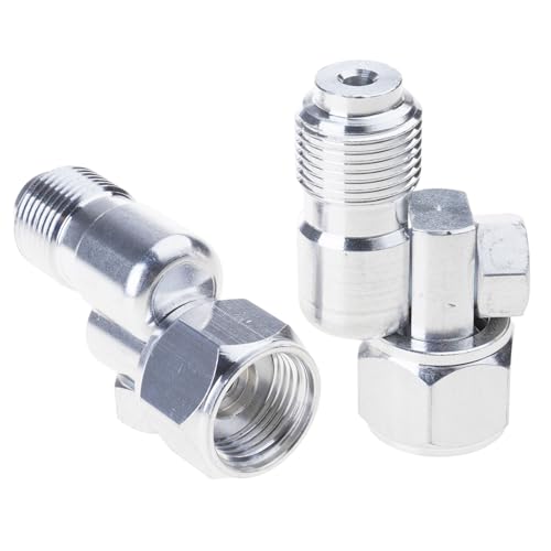 Stabiler Edelstahl Gracos 235486 Airless-Sprühgerät Schwenkgelenkadapter 7/8 Zoll Gewinde mit 360-Grad-Drehungen Heimwerkerwerkzeug von UNTERING