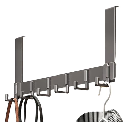 Türhaken ohne Bohren, robustes Aluminium, rostfrei, für Eingangsbereiche, Mäntel, Taschen, Aufbewahrung, moderner Türhänger für Badezimmer von UNTERING