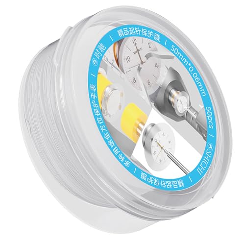 UNTERING 50 Stück Uhrenzifferblätter Gehäuse Rückseite Pad Protektoren Blatt für Kratzschutz und Reparaturaufgaben Dial Protector von UNTERING