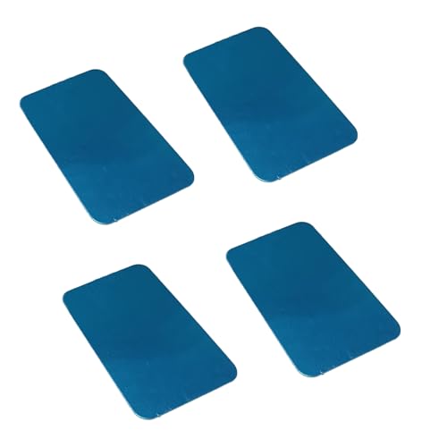 UNTERING Aluminium-Pad für kleine Haustiere, Hamster, Kaninchen, Wärmeentlastung, Unterschlupf, einfache Reinigung, Aluminium, kühlendes Metall von UNTERING