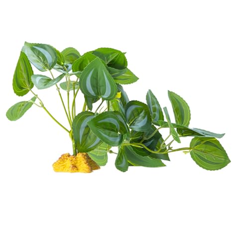 UNTERING Aquarien Reptilien Klettergras Terrarium Pflanze Aquarium Dekoration Terrarium für Amphibien Eidechsen Schlange künstliche Pflanze Dekoration von UNTERING