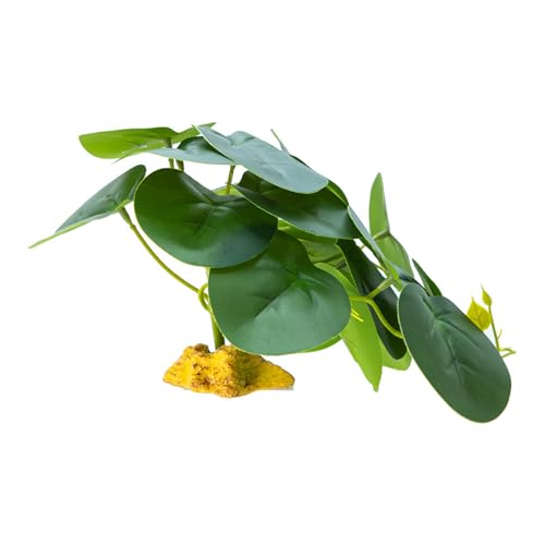 UNTERING Aquarien Reptilien Klettergras Terrarium Pflanze Aquarium Dekoration Terrarium für Amphibien Eidechsen Schlange künstliche Pflanze Dekoration von UNTERING