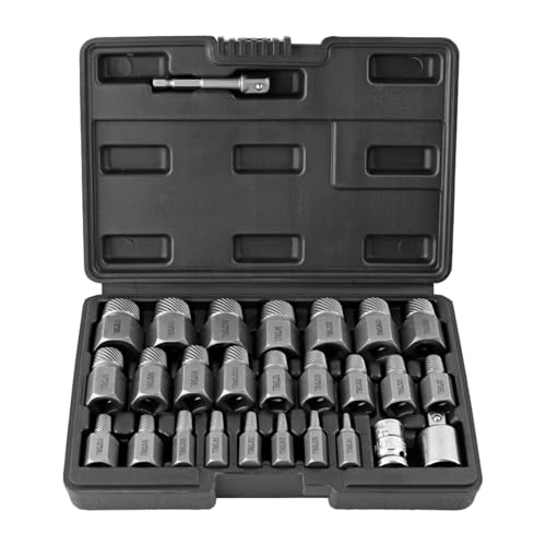 UNTERING Heavy Duty Schraubenausdreher Entfernungsset Geeignet für rostige beschädigte Schrauben Mutter mit Aufbewahrungsbox Zuhause Werkstatt Gebrauch Schraubenausdreher UNTERING Heavy Duty Schraubenausdreher Entfernungsset Geeignet für rostige beschädigte Schrauben Mutter mit Aufbewahrungsbox Zuhause Werkstatt Gebrauch Schraubenausdreher von UNTERING
