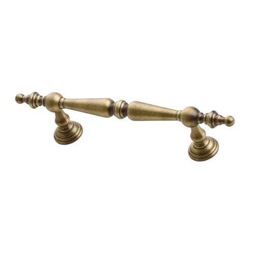 UNTERING Klassische französische Designs, Messingknäufe, oxidationsbeständig, massiver Griff für Schlafzimmer, Küche, Badezimmer, Möbel, Küchenschränke von UNTERING