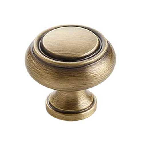 UNTERING Klassische französische Designs, Messingknäufe, oxidationsbeständig, massiver Griff für Schlafzimmer, Küche, Badezimmer, Möbel, Küchenschränke von UNTERING