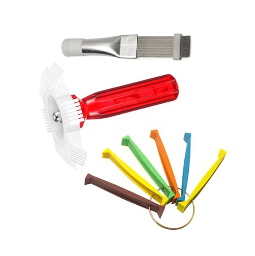 UNTERING Klimaanlagen-Flossenkamm-Zubehör, Kondensator-Kühlerbürste für Autokühlung, Set Werkzeug von UNTERING