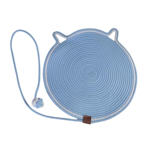 UNTERING Kreative Haustier-Spielunterlage für Hunde und Katzen, Cartoon-Kätzchen, bequeme Matte, mehrfarbig, Baumwollseil, Katzen UNTERING Kreative Haustier-Spielunterlage für Hunde und Katzen, Cartoon-Kätzchen, bequeme Matte, mehrfarbig, Baumwollseil, Katzen von UNTERING