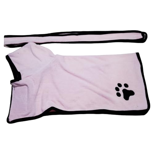 UNTERING Mikrofaser-Haustier-Bademantel für Hunde, hält das Haustier warm und schnell trocknend, Katzen-Handtuch, hochsaugfähig, Hunde-Bademantel, Pflegezubehör, Hundehandtuch UNTERING Mikrofaser-Haustier-Bademantel für Hunde, hält das Haustier warm und schnell trocknend, Katzen-Handtuch, hochsaugfähig, Hunde-Bademantel, Pflegezubehör, Hundehandtuch von UNTERING