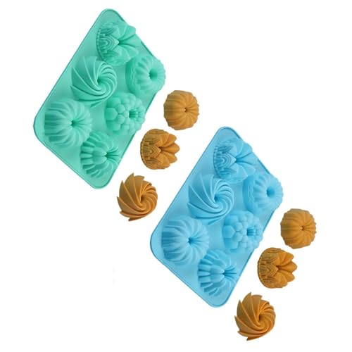 UNTERING Miniatur-Silikon-Kuchen-Antihaft-Backwerkzeug für Kekse, Kuchen, Gebäck, leicht zu reinigen, Dessert-Backformen, antihaftbeschichtet UNTERING Miniatur-Silikon-Kuchen-Antihaft-Backwerkzeug für Kekse, Kuchen, Gebäck, leicht zu reinigen, Dessert-Backformen, antihaftbeschichtet von UNTERING