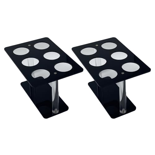 UNTERING Stabile Acryl-Servierstation für Konfekt, Süßigkeiten und Sushi-Rollen, 6 Schlitz-Designs, Acryl-Eistütenhalter, 2 Stück UNTERING Stabile Acryl-Servierstation für Konfekt, Süßigkeiten und Sushi-Rollen, 6 Schlitz-Designs, Acryl-Eistütenhalter, 2 Stück von UNTERING