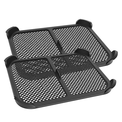 UNTERING Wiederverwendbarer Silikon-Spritzschutz für Luftfritteusen, hitzebeständige Abdeckung mit verbessertem Luftstrom-Design, spülmaschinenfest und leicht zu reinigen, Spritzschutz UNTERING Wiederverwendbarer Silikon-Spritzschutz für Luftfritteusen, hitzebeständige Abdeckung mit verbessertem Luftstrom-Design, spülmaschinenfest und leicht zu reinigen, Spritzschutz von UNTERING
