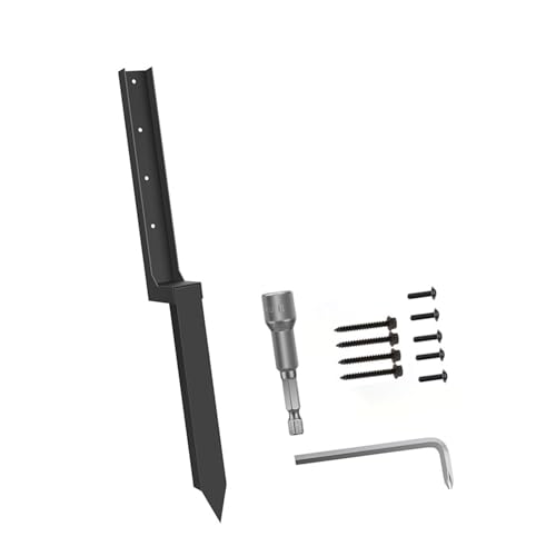 UNTERING Zaun-Reparatur-Set, verdickte Metall-Zaunpfähle, solide Erdspieße, Schnellpfostenstabilisator für Reparatur, gekippter Pfosten UNTERING Zaun-Reparatur-Set, verdickte Metall-Zaunpfähle, solide Erdspieße, Schnellpfostenstabilisator für Reparatur, gekippter Pfosten von UNTERING