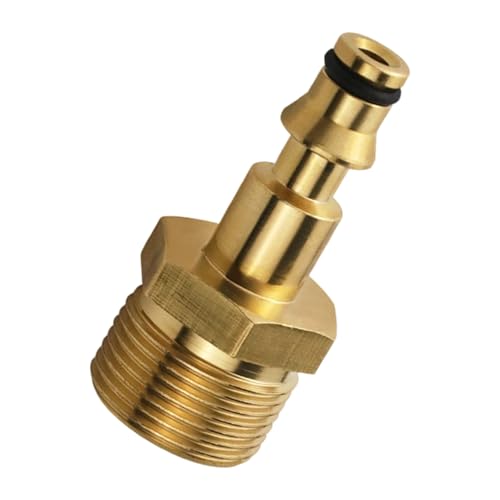 Verbindet schnell Messing-Adapter für hohen Druck, wasserdicht, wetterfest, passend für die meisten Sprühdüsen, auslaufsicherer Sprühdüsenadapter von UNTERING