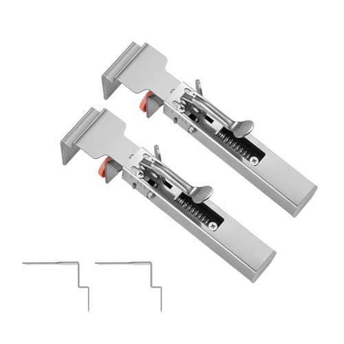 Verstellbare Schubladenbefestigungsklemmen Schublade Front Einbauschränke Installation Edelstahl Befestigungsclip Schränke Hardware Jig Tool von UNTERING