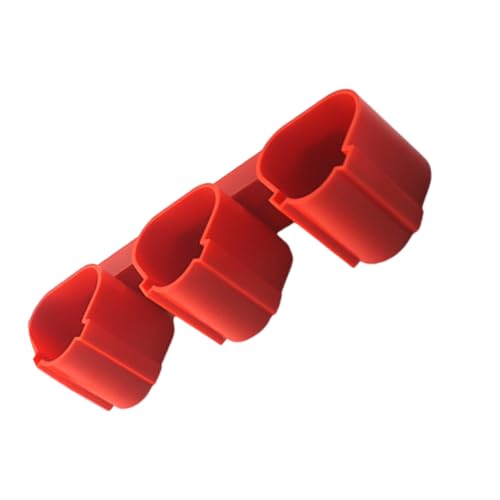 Vielseitiger Batteriehalter mit 3 Schlitzen zur sicheren Aufbewahrung von 12-V-Batterien in Garage oder Werkstatt. Batteriehalter von UNTERING