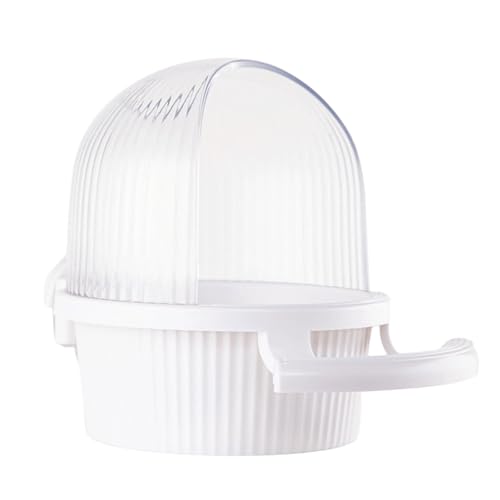 Vogelfutterspender zum Aufhängen, mit halboffenen Abdeckungen, für einfachen Zugang und Wartung, Aufbewahrungsbehälter für Vogelfutter von UNTERING