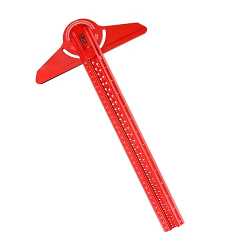 Winkelfinder Aluminium Winkellehre T-Lineal Holzbearbeitung Anreißlineal Markierungslineal Multifunktions-Winkelmesser für Bau Aluminium Winkelfinder Aluminium Winkellehre T-Lineal Holzbearbeitung Anreißlineal Markierungslineal Multifunktions-Winkelmesser für Bau Aluminium von UNTERING