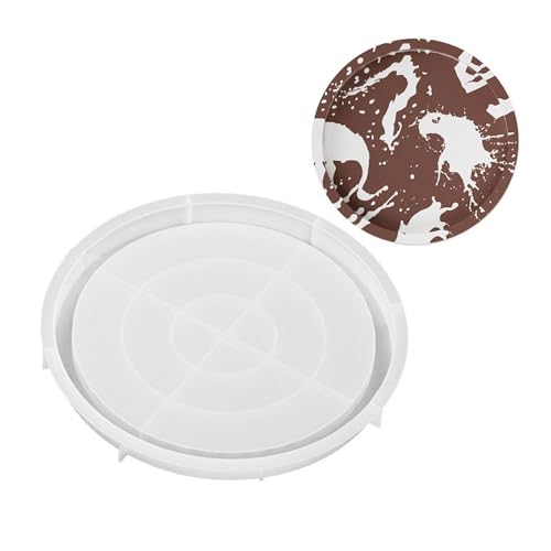 Zement-Tablett-Formen aus Silikonharz, runde Schmuckform für Harzgussform Zement-Tablett-Formen aus Silikonharz, runde Schmuckform für Harzgussform von UNTERING