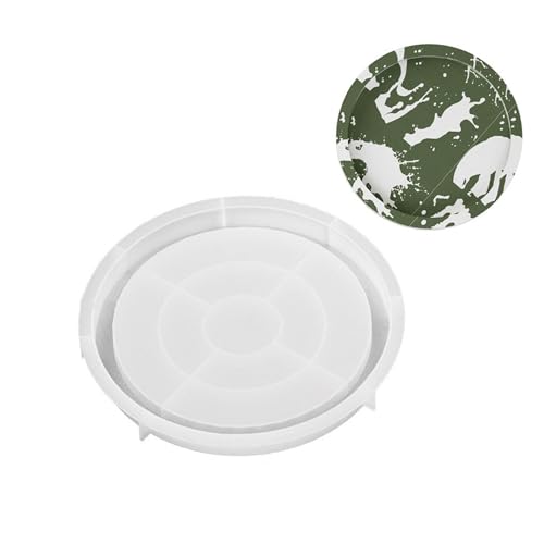 Zement-Tablett-Formen aus Silikonharz, runde Schmuckform für Harzgussform Zement-Tablett-Formen aus Silikonharz, runde Schmuckform für Harzgussform von UNTERING