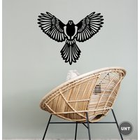 Falke Wanddekoration, Holz Wandkunst, Wohndekoration, Holzschild, Wildvogel von UNTWallDecor