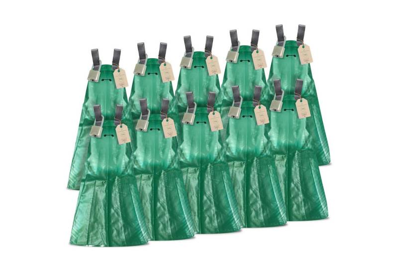 UNUS GARDEN Bewässerungssystem Baumbewässerungssack 70/95 l mit Schloss, (Baumbewässerungssack 70 L klein 10er Set mit Schloss), Baumbewässerungssack 70 Liter klein mit Schloss 10er Set von UNUS GARDEN