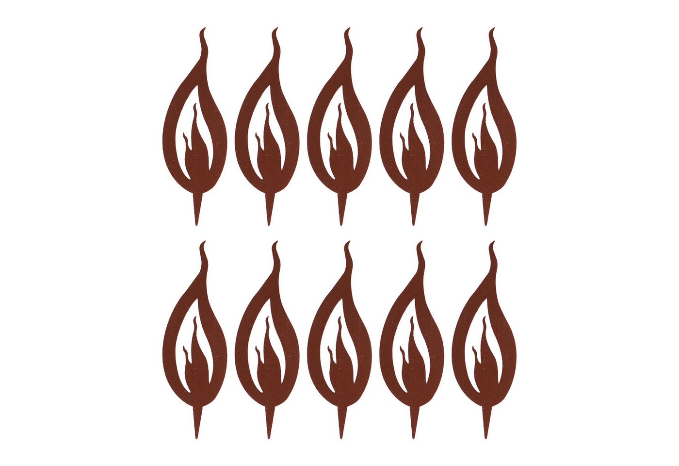 UNUS GARDEN Gartenstecker Gartenstecker Roststecker 10er Set UNUS GARDEN Gartenstecker Gartenstecker Roststecker 10er Set von UNUS GARDEN