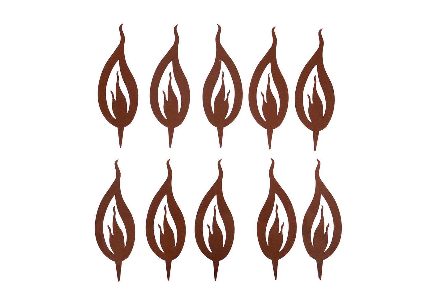 UNUS GARDEN Gartenstecker Gartenstecker Roststecker 10er Set UNUS GARDEN Gartenstecker Gartenstecker Roststecker 10er Set von UNUS GARDEN