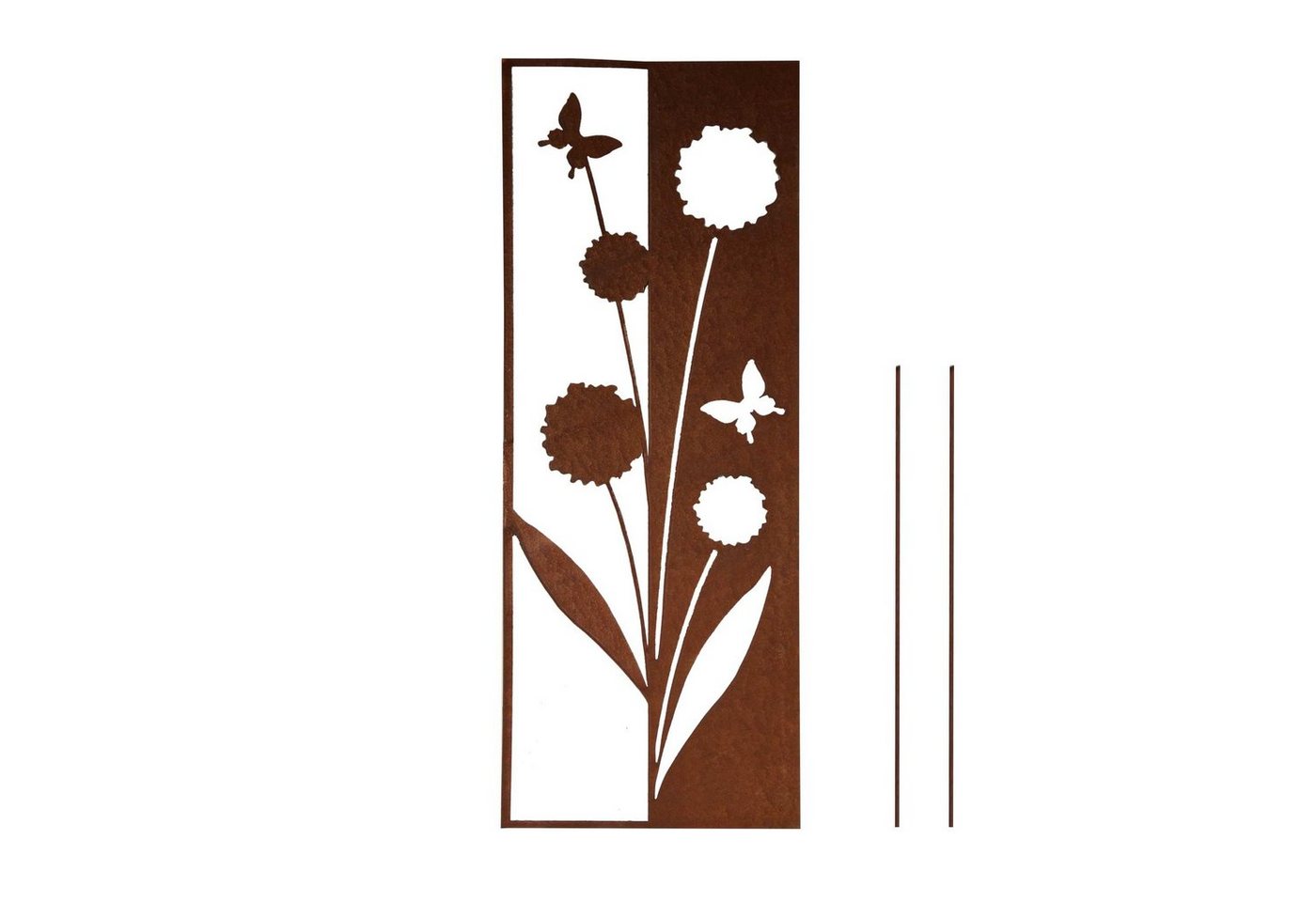 UNUS GARDEN Gartenstecker Roststecker Schild Blumen (1-St) UNUS GARDEN Gartenstecker Roststecker Schild Blumen (1-St) von UNUS GARDEN