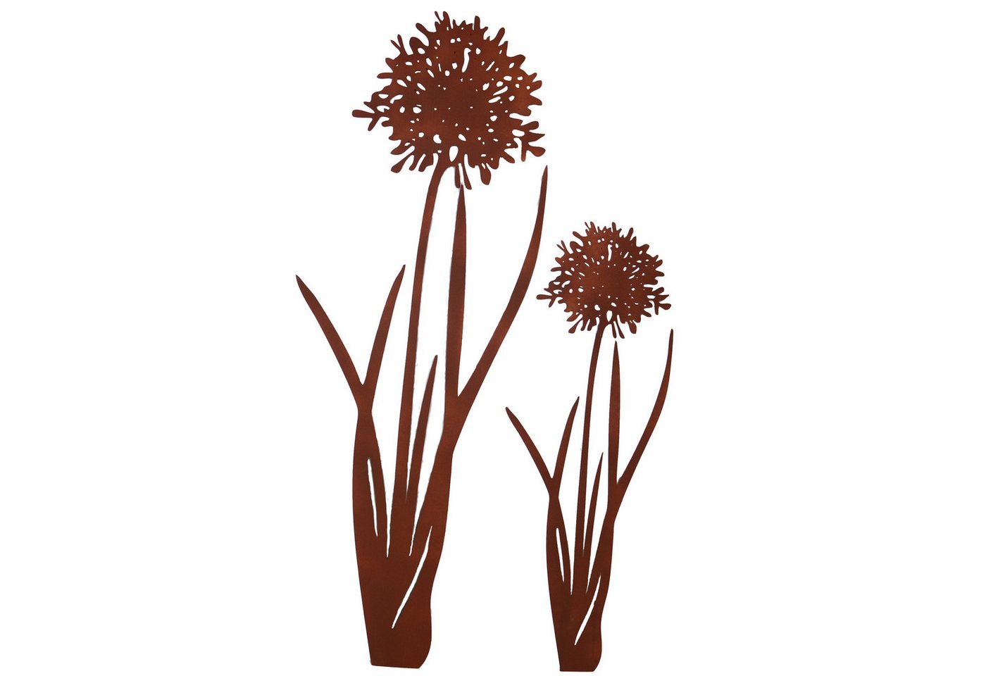 UNUS GARDEN Gartenstecker Stecker Agapanthus (2er Set) Schmucklilie Liebesblume Gartendeko Dekostecker von UNUS GARDEN