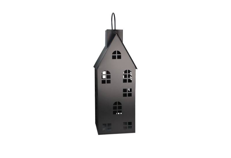 UNUS GARDEN LED Solarleuchte Metall-Häuser groß 3er Set (80cm,60cm,40cm), Metallhaus Laterne Windlicht Garten Eingang Teelichthaus Dekolicht von UNUS GARDEN