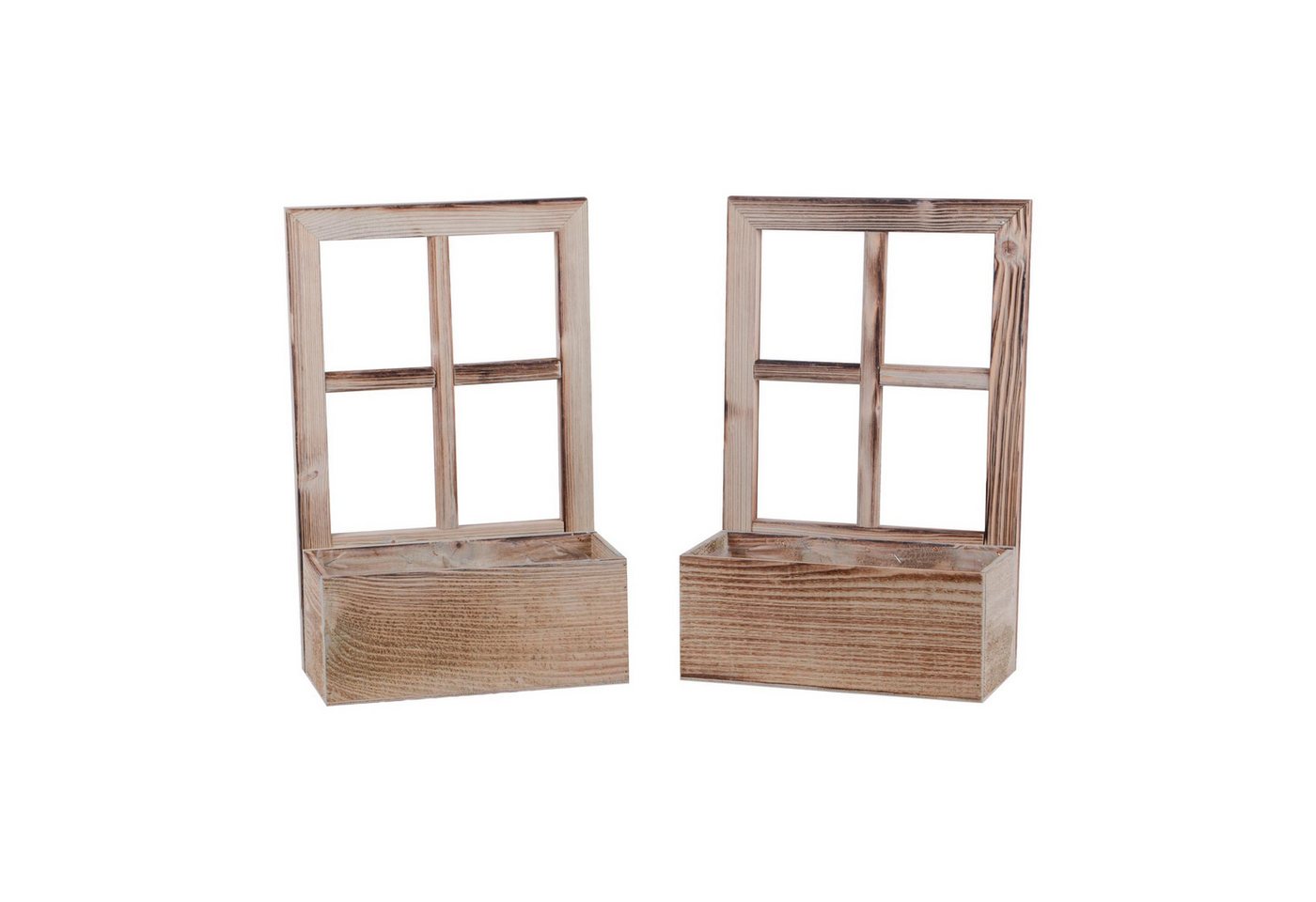 UNUS HOME Blumenkasten Deko Holzfenster mit Pflanzbank 2er Set UNUS HOME Blumenkasten Deko Holzfenster mit Pflanzbank 2er Set von UNUS HOME