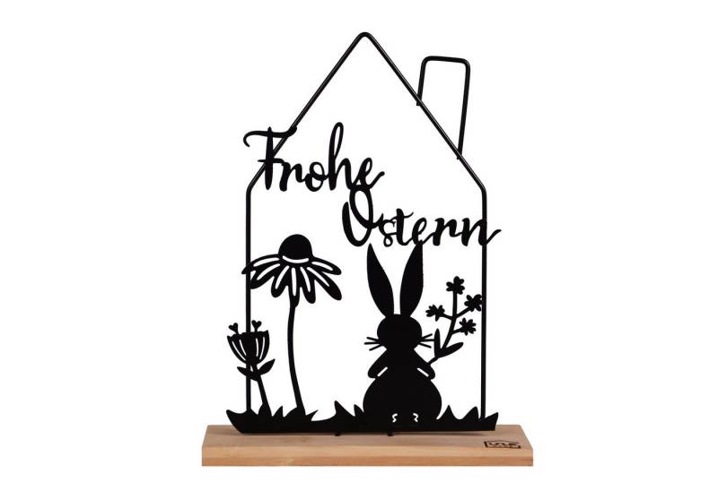 UNUS HOME Dekofigur (Schwarz), Filigrane Deko, Osterdeko modern, Fensterbank Dekoration von UNUS HOME