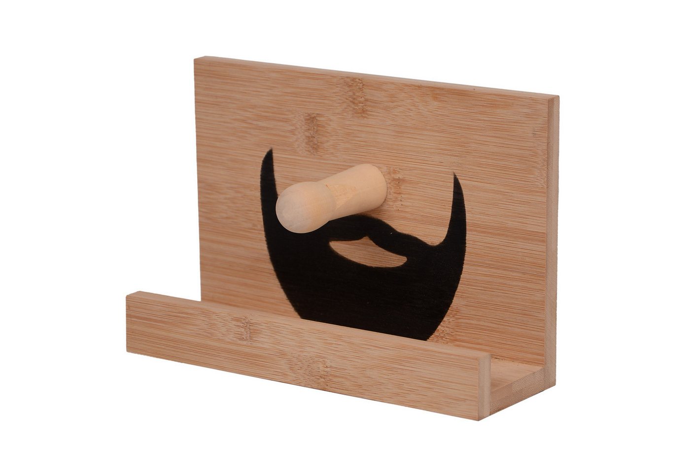 UNUS HOME Dekofigur UNUS® Brillenständer aus Bambus mit witzigem Motiv (Bambus), Lustiger Brillenhalter, Brillenablage, Brillenaufbewahrung von UNUS HOME