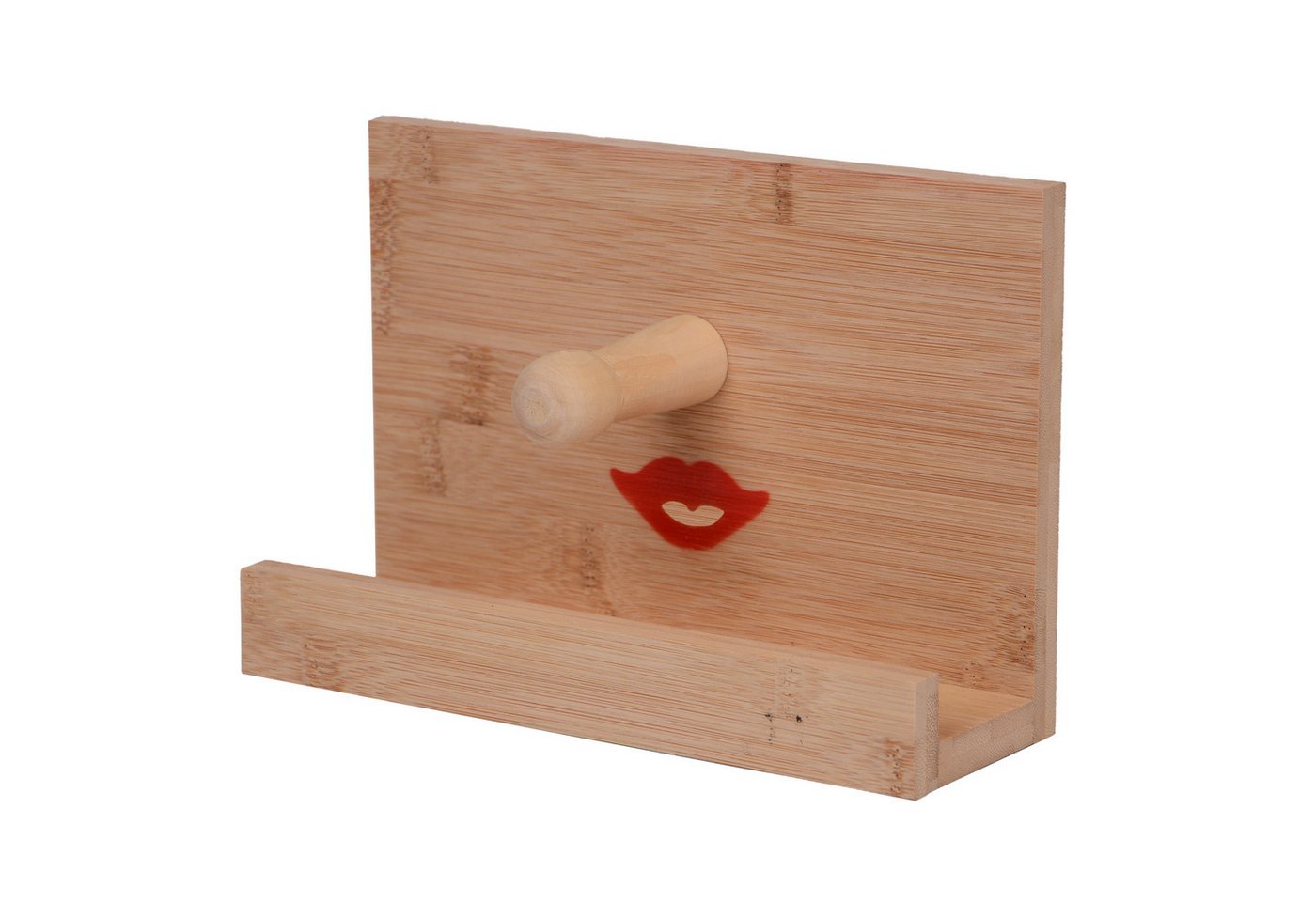 UNUS HOME Dekofigur UNUS® Brillenständer aus Bambus mit witzigem Motiv (Bambus), Lustiger Brillenhalter, Brillenablage, Brillenaufbewahrung von UNUS HOME