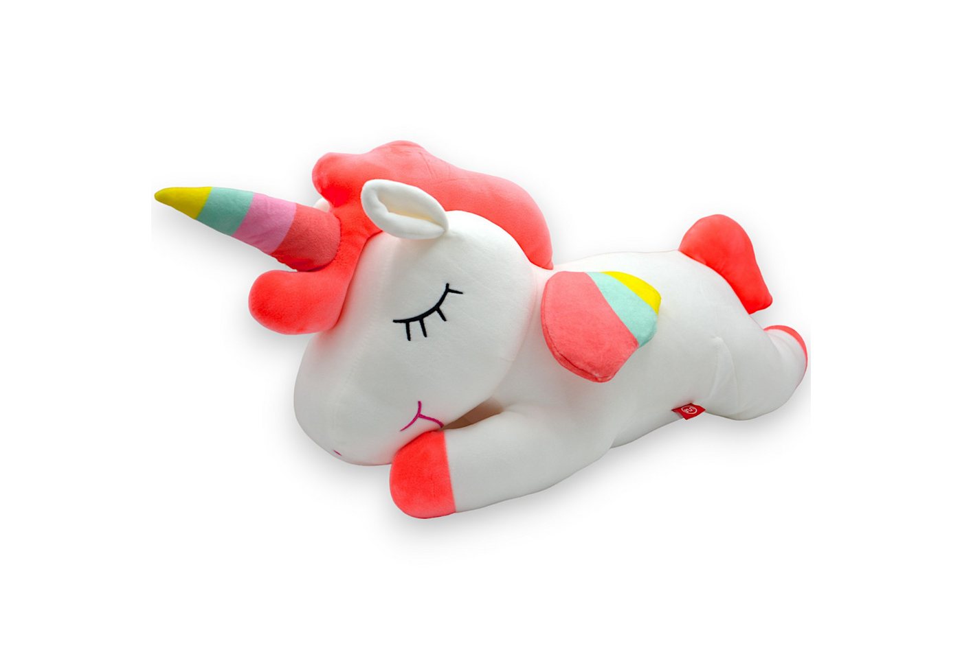 UNUS HOME Seitenschläferkissen Einhorn Kissen, 55cm, Lagerungskissen Stillkissen Kissen für Kinder Dekoration extrem weich von UNUS HOME