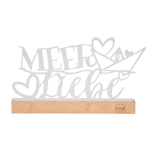 UNUS Aufsteller Meer Liebe in weiß von UNUS