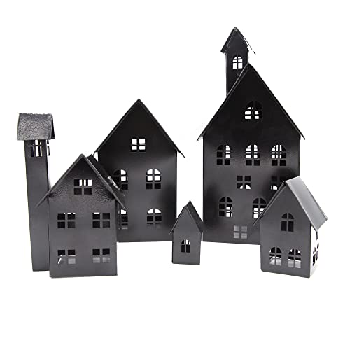 UNUS Stadt Schwarze Häuser 5er Set von UNUS