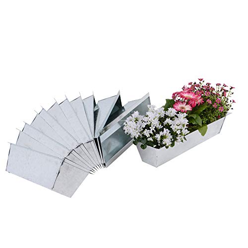 UNUS Garden Blumenkasten Set Balkonkasten Einsatz passend für Europaletten für Blumen, Kräuter und Früchte 12 Stück 38cm von UNUS