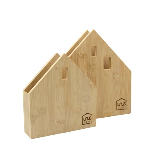 UNUS Serviettenhalter Serviettenständer Serviettenhaus in Hausform als 2er Set groß und klein UNUS Serviettenhalter Serviettenständer Serviettenhaus in Hausform als 2er Set groß und klein von UNUS