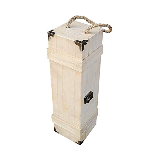 UNUS Weinbox Holz mit Metall Scharniere u Seilgriff 1 Flasche UNUS Weinbox Holz mit Metall Scharniere u Seilgriff 1 Flasche von UNUS